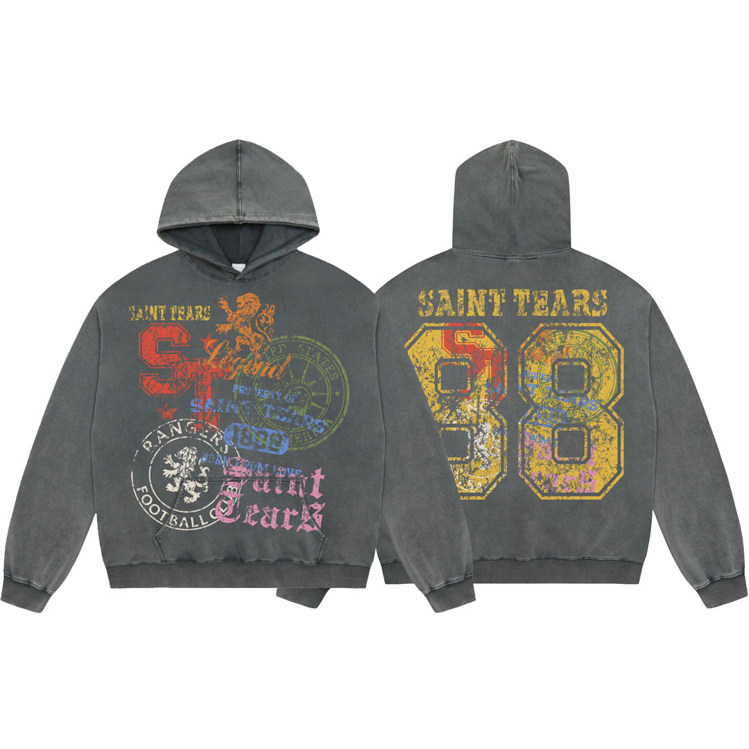 New-Saint Michael Prints Hoodie