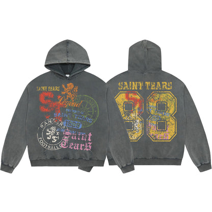 New-Saint Michael Prints Hoodie