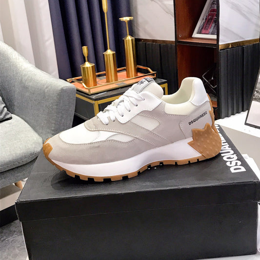 NEW-DSQ2 Leather sneakers