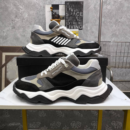 Flache Schuhe mit großem Kopf 