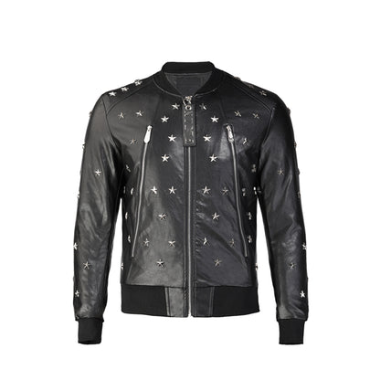 New- Men Cowhide Jacket