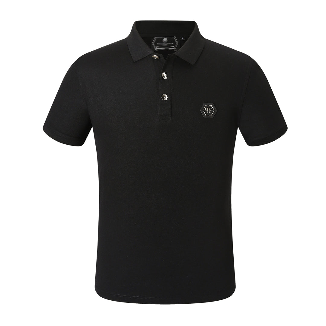New- 2025ss Black POLO shirt