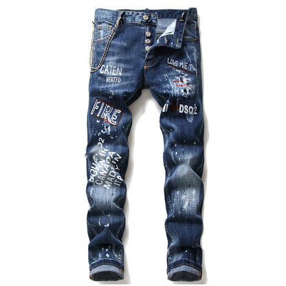 New-DSQ2 24ss printing Jeans