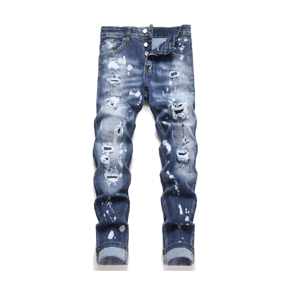New-DSQ2 Personality Holes Jeans