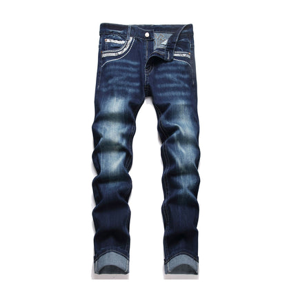 New-DSQ2 Graffiti Blue Jeans