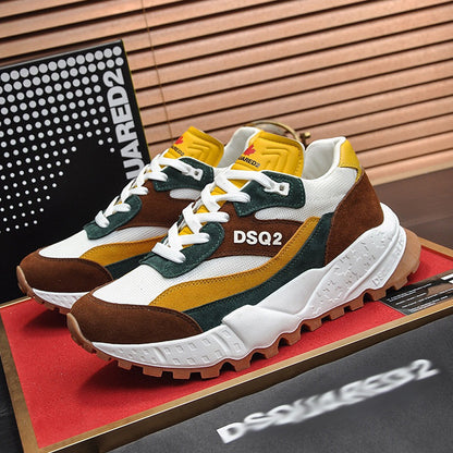 Flache Schuhe mit großem Kopf 