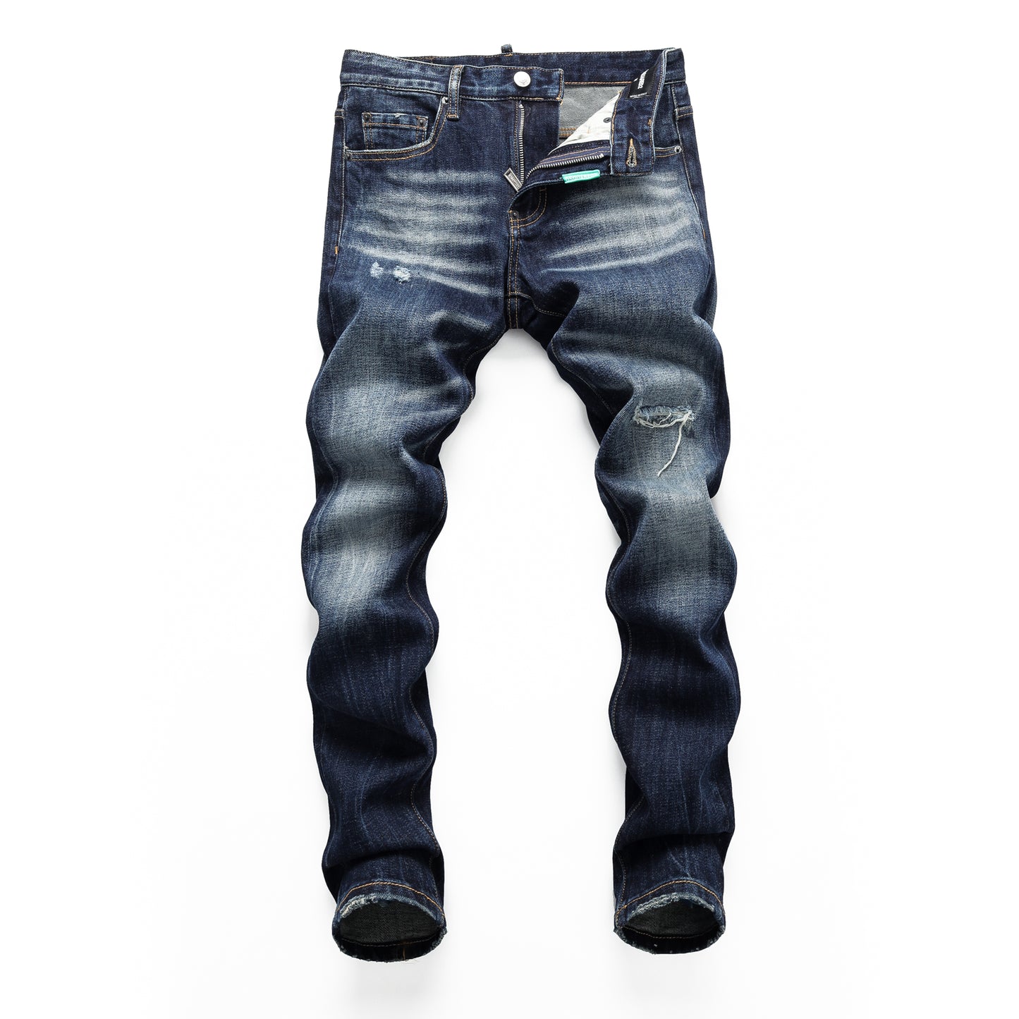 DSQ2 Neue elastische waschbare Löcher Jeans