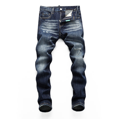 DSQ2 Neue elastische waschbare Löcher Jeans