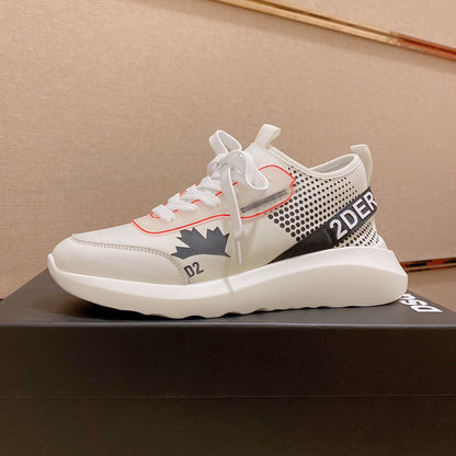 Flache Schuhe mit großem Kopf 