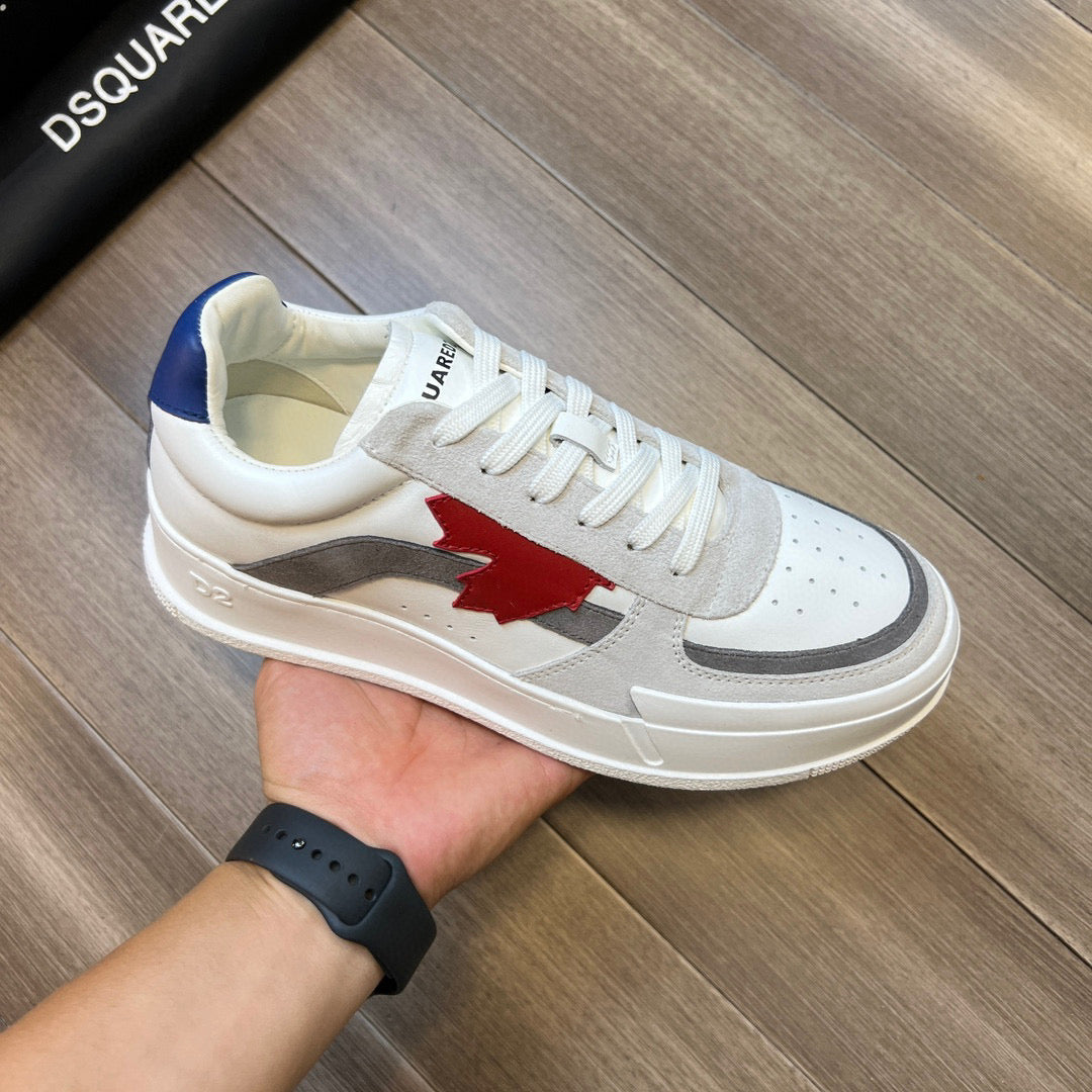Flache Schuhe mit großem Kopf 