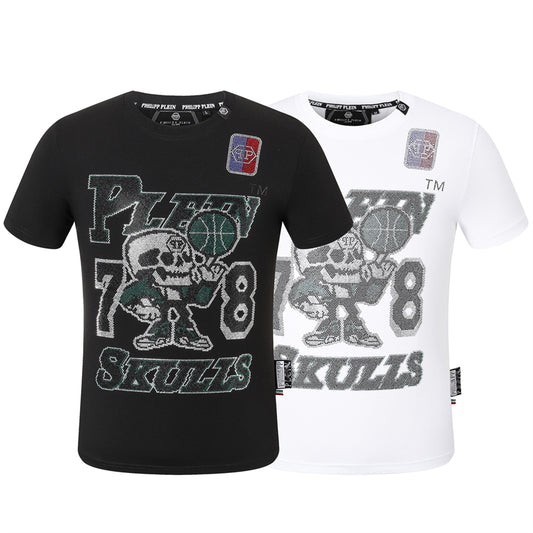 New- LOGO Rhinestones T-Shirt