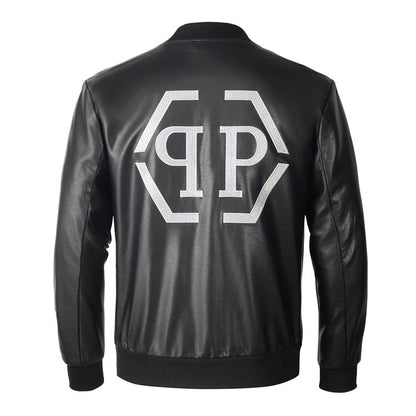 New- Black Genuine leather Jacket