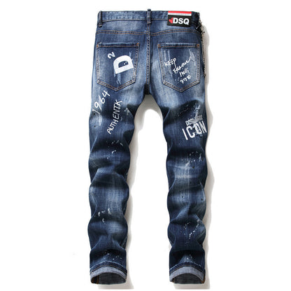 New-DSQ2 24ss printing Jeans