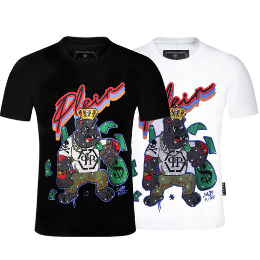 PIEIN 2025ss Skulls Prints T-Shirt