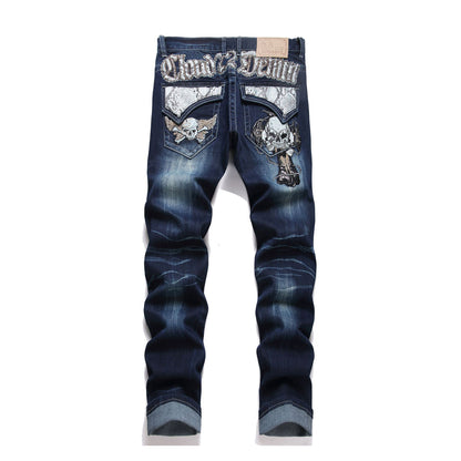 New-DSQ2 Graffiti Blue Jeans