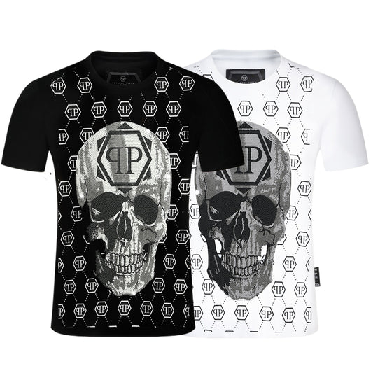 PIEIN 2025 Skulls Prints T-Shirt