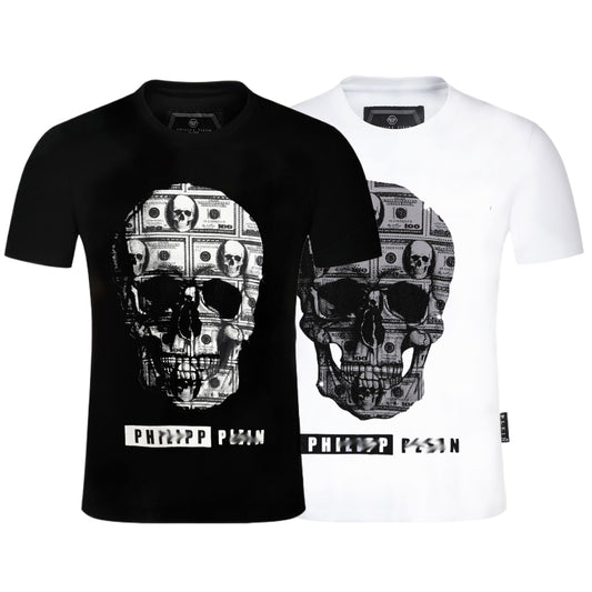 PIEIN  2025 Skulls Prints T-Shirt