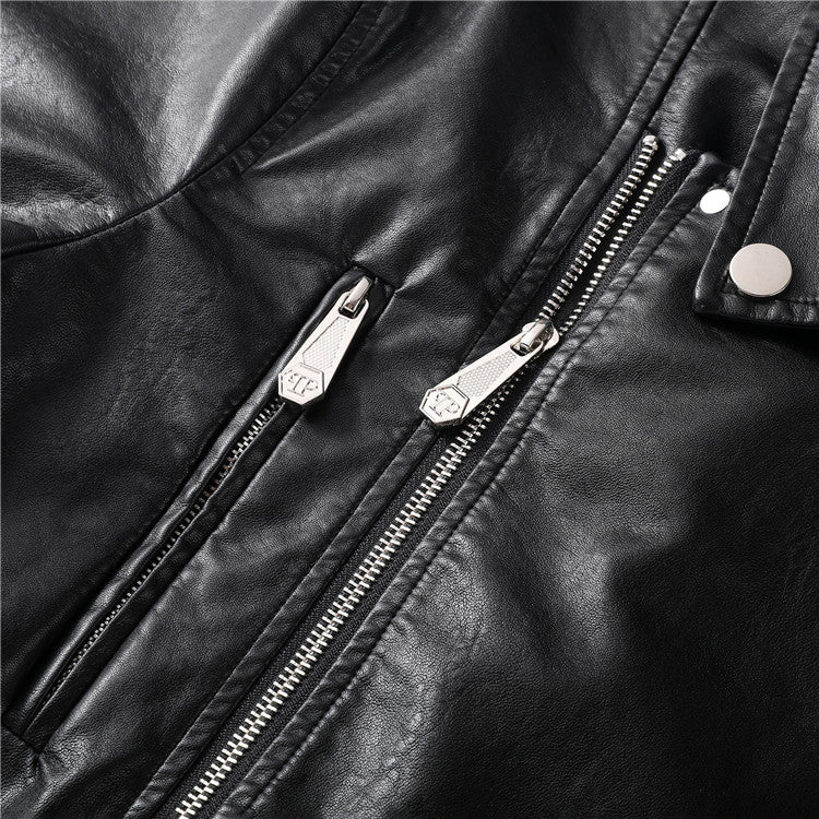 New- Black Genuine leather Jacket