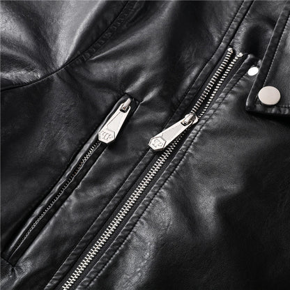 New- Black Genuine leather Jacket