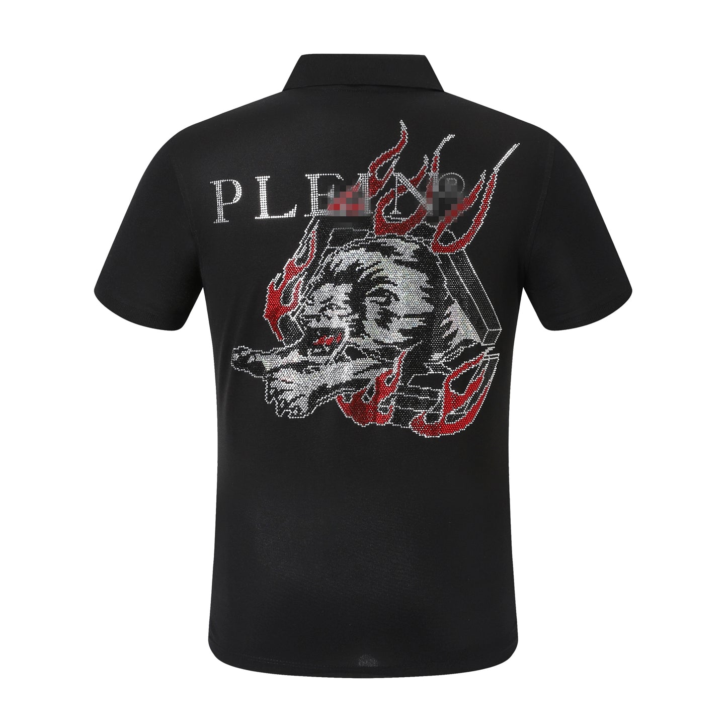 New- Hot stamp Skull POLO shirt