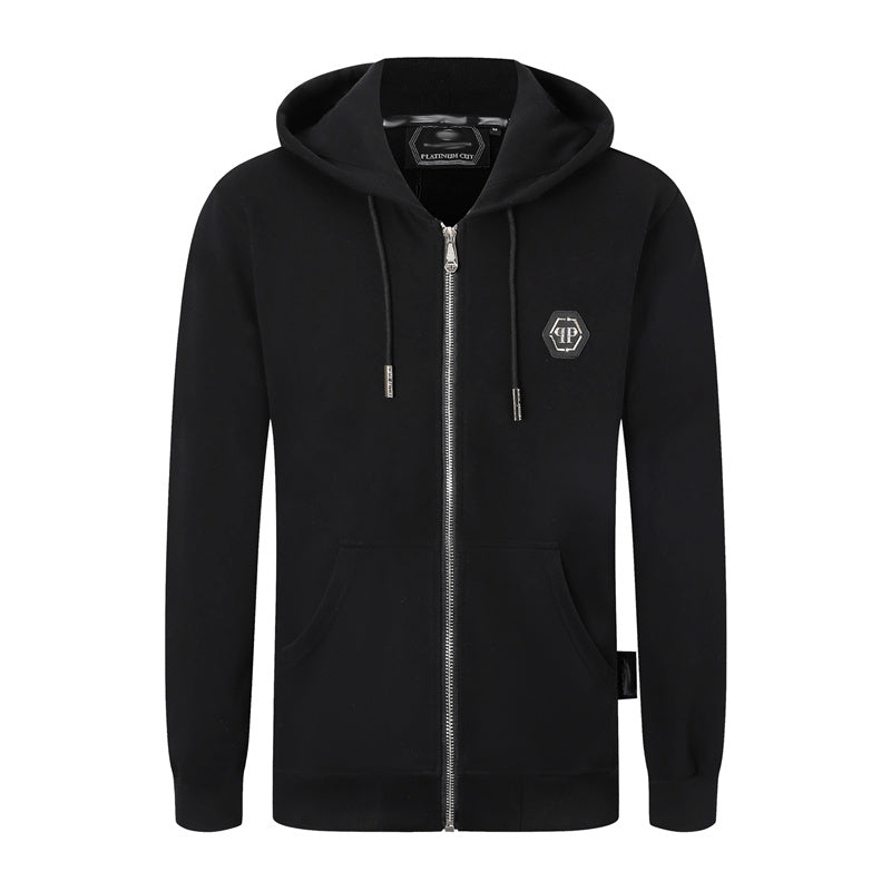 New- 2025ss Black Printed Hoodie
