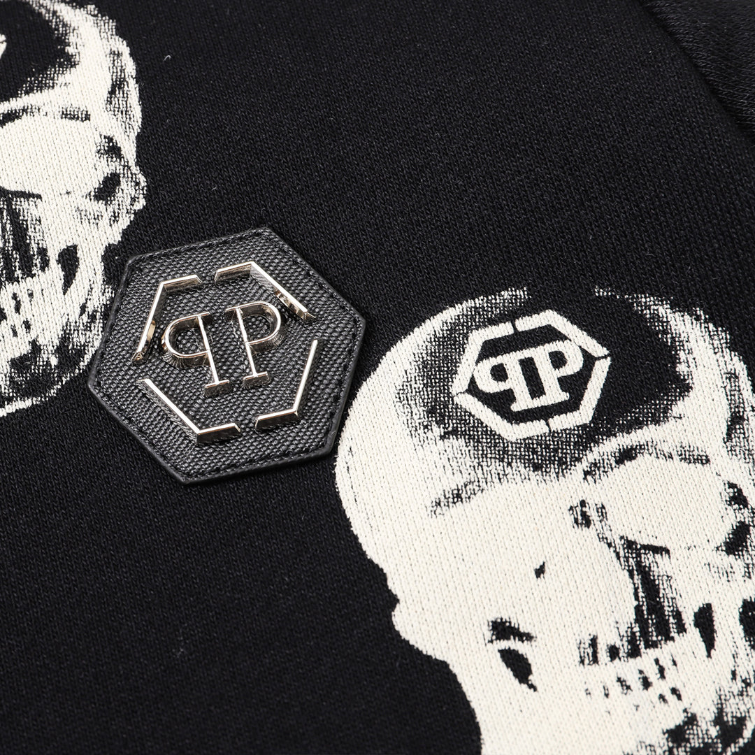 PIEIN Black Print Hoodie