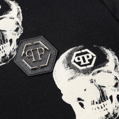 PIEIN Black Print Hoodie