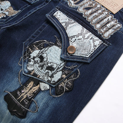 New-DSQ2 Graffiti Blue Jeans