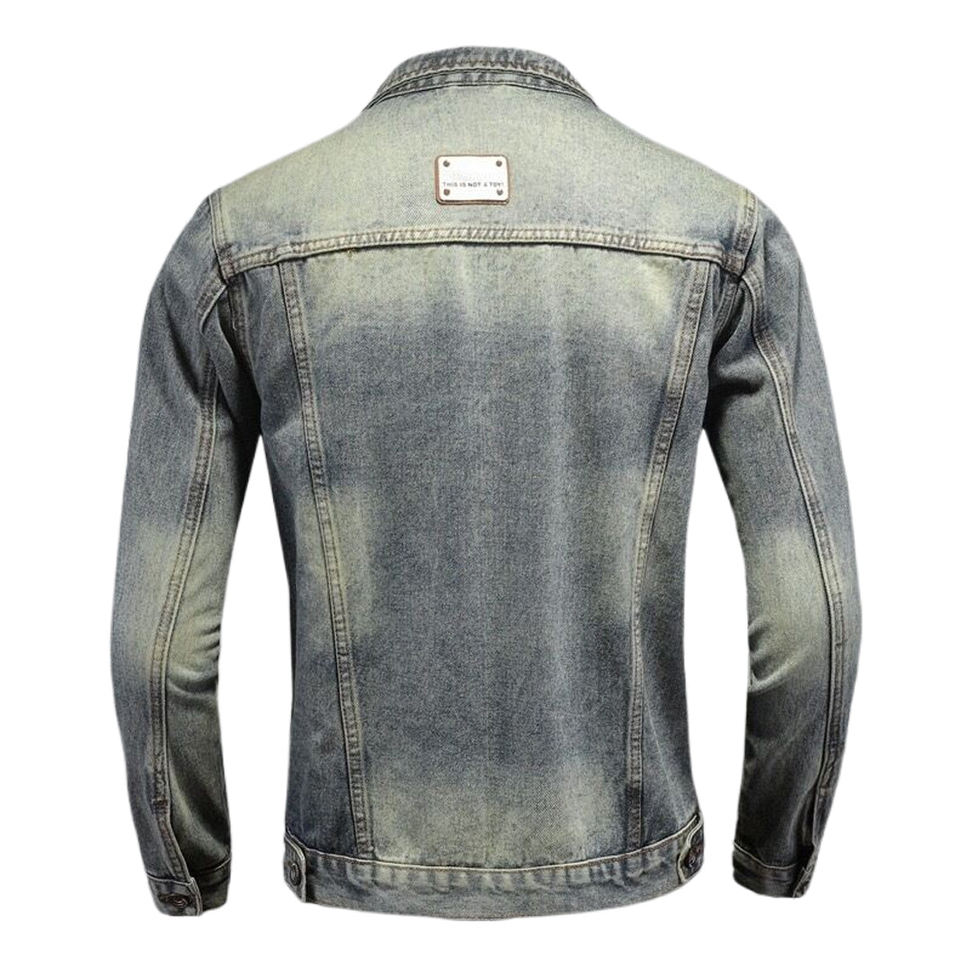 New-DSQ2 Black Denim Jacket