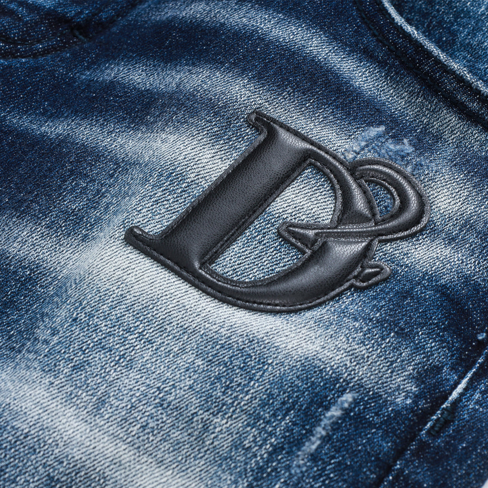New-DSQ2 Hole Patch Slim fit Jeans