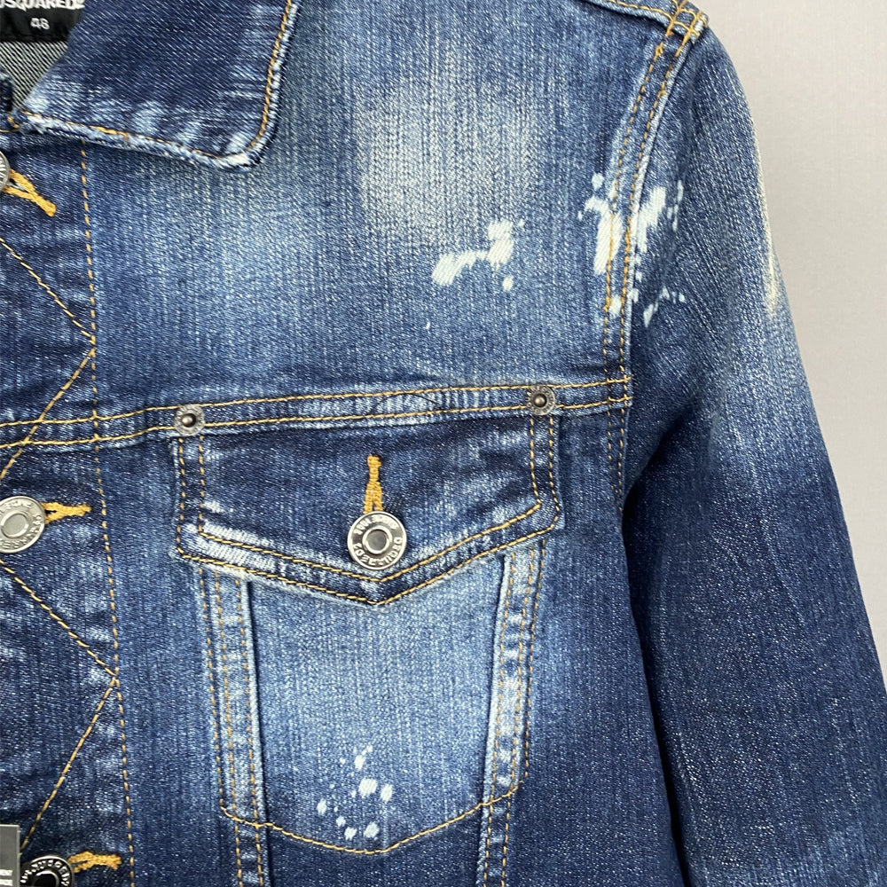New-DSQ2 2025ss Man Denim Jacket