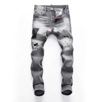 New-DSQ2 Washed furious gray Jeans