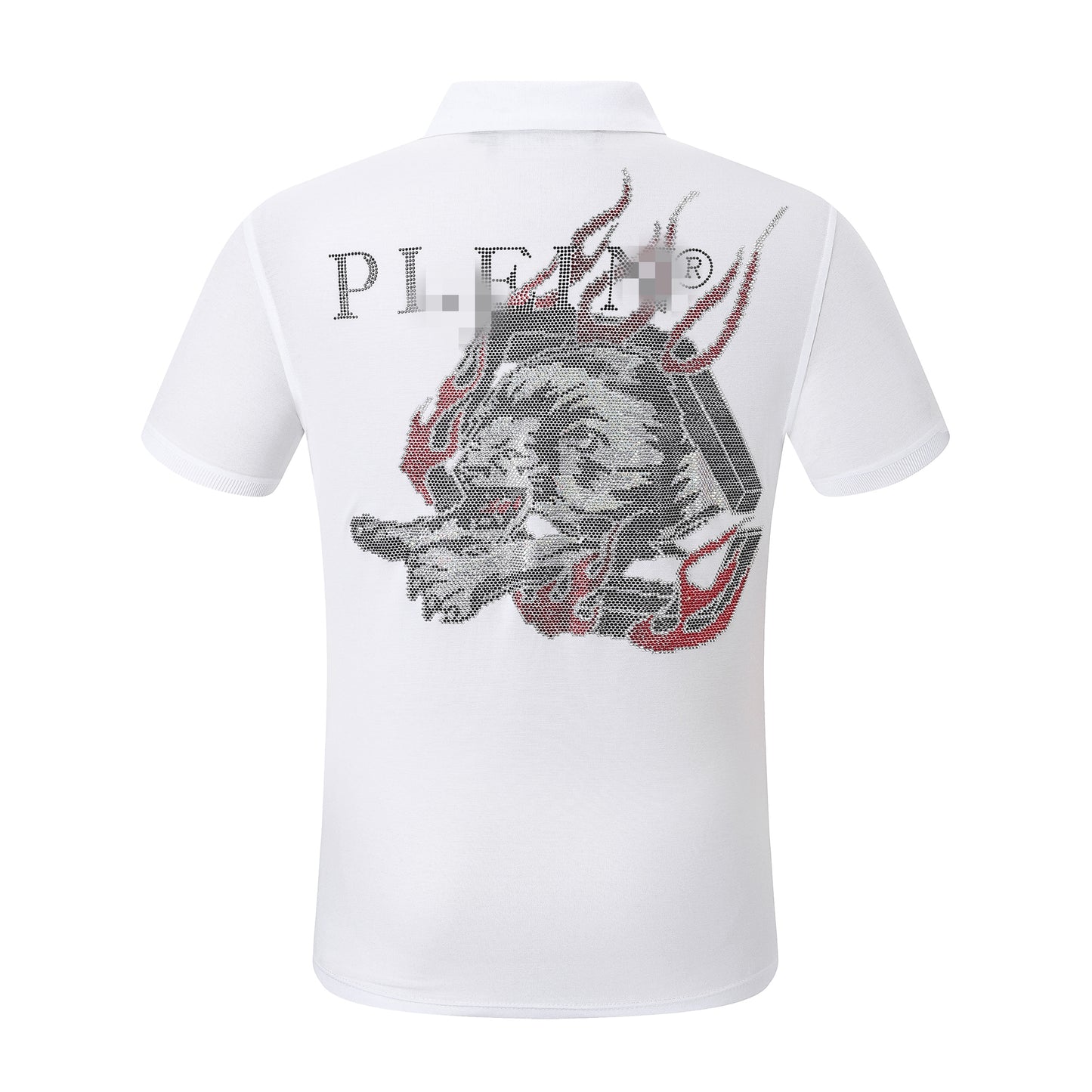 New- Hot stamp Skull POLO shirt