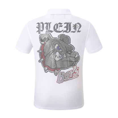 New- 25SS Skull Print POLO shirt
