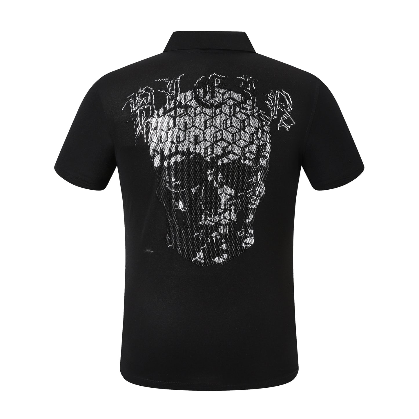 New- Skull Hot stamp POLO shirt