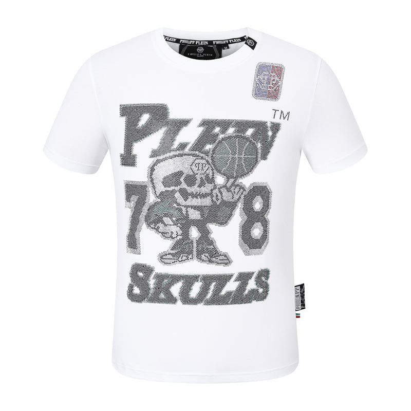 New- LOGO Rhinestones T-Shirt