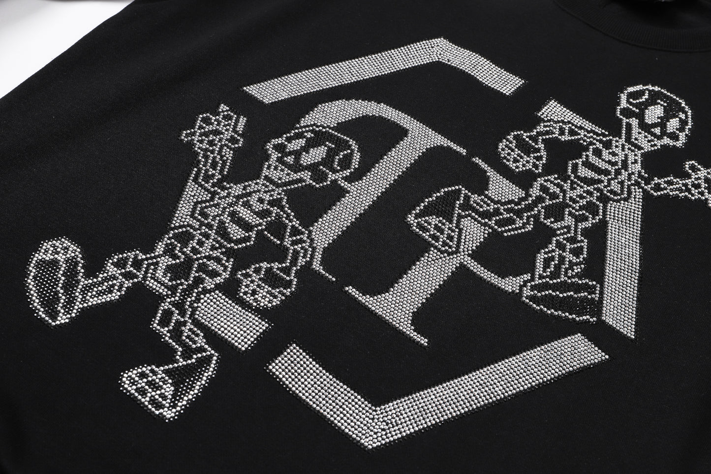 New-2025ss Skull Print Sweatshirt