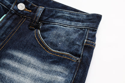 DSQ2 Neue elastische waschbare Löcher Jeans