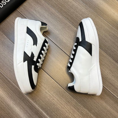 Flache Schuhe mit großem Kopf 
