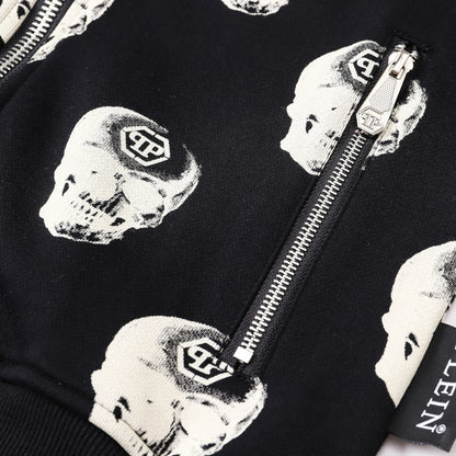 PIEIN Black Print Hoodie