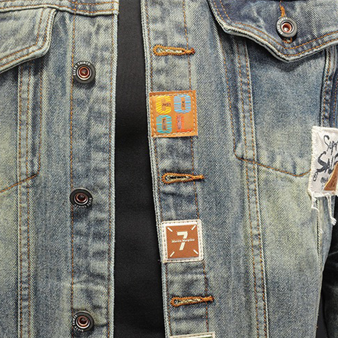 New-DSQ2 Black Denim Jacket
