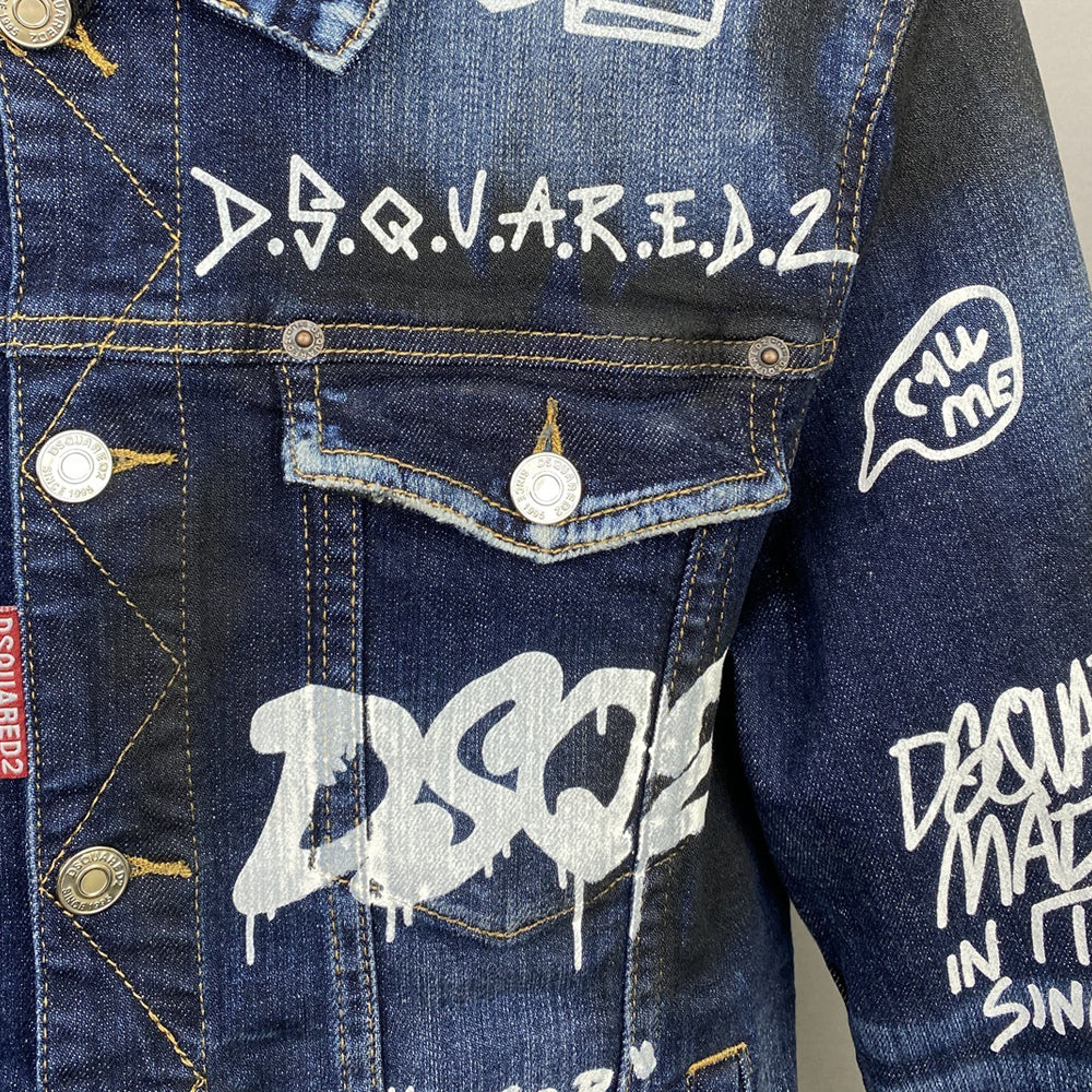 New-DSQ2 2026ss Man Denim Jacket