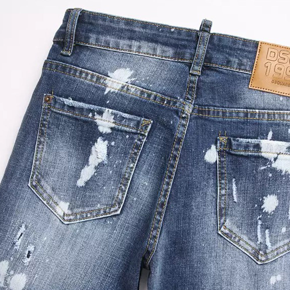 New-DSQ2 Personality Holes Jeans