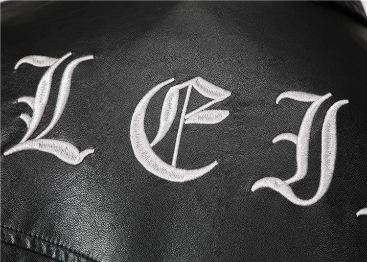 New- Black Genuine leather Jacket