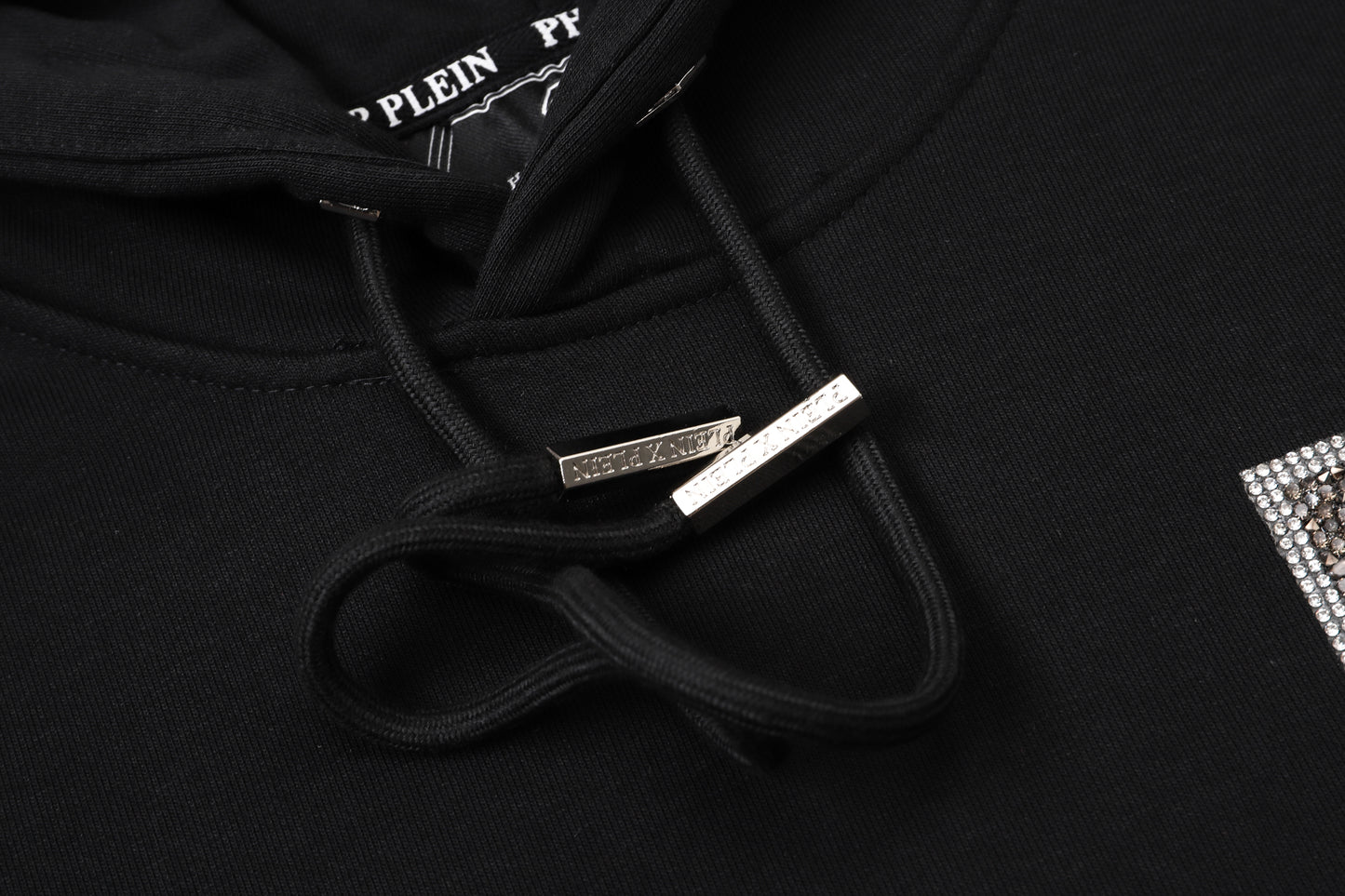 New- 2025ss Black Skull Hoodie