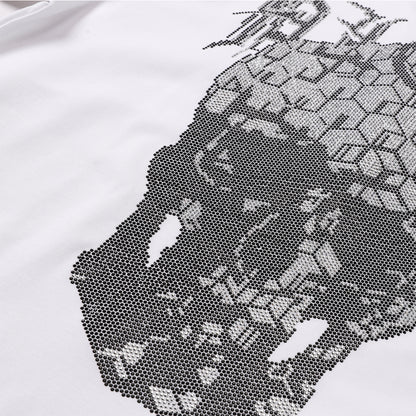 New- Skull Hot stamp POLO shirt