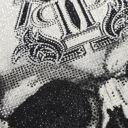 PIEIN  2025ss Skulls Prints T-Shirt