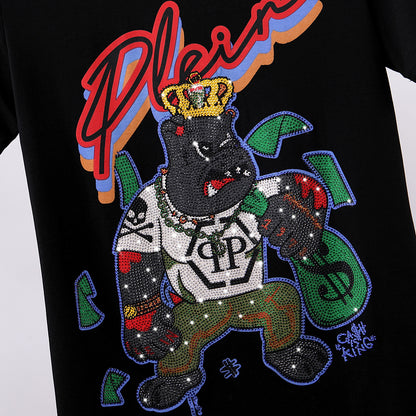 PIEIN 2025ss Skulls Prints T-Shirt