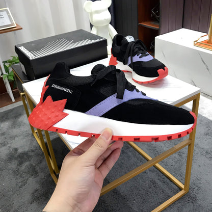 NEW-DSQ2 Leather sneakers
