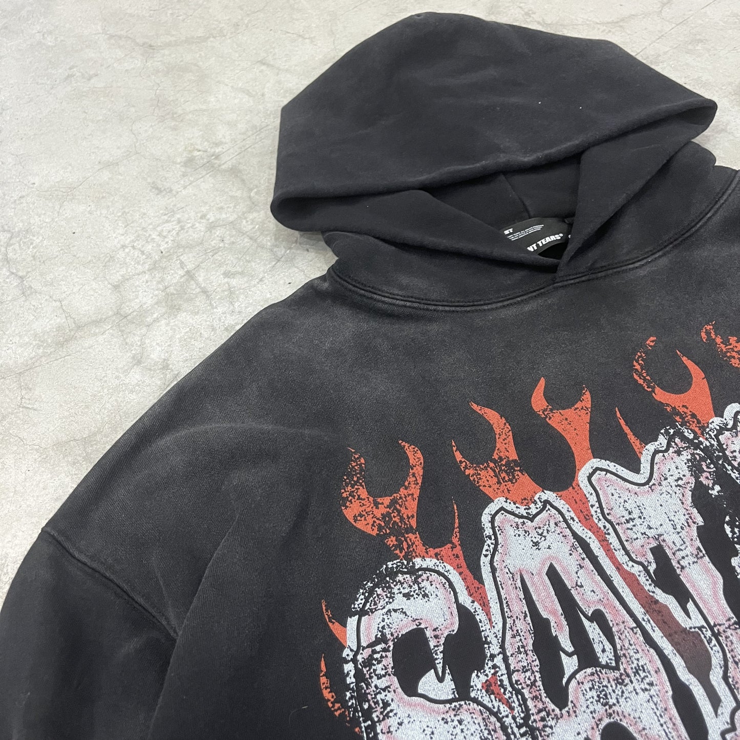 New-Saint Michael Black Hoodie